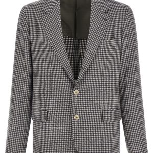 Houndstooth blazer