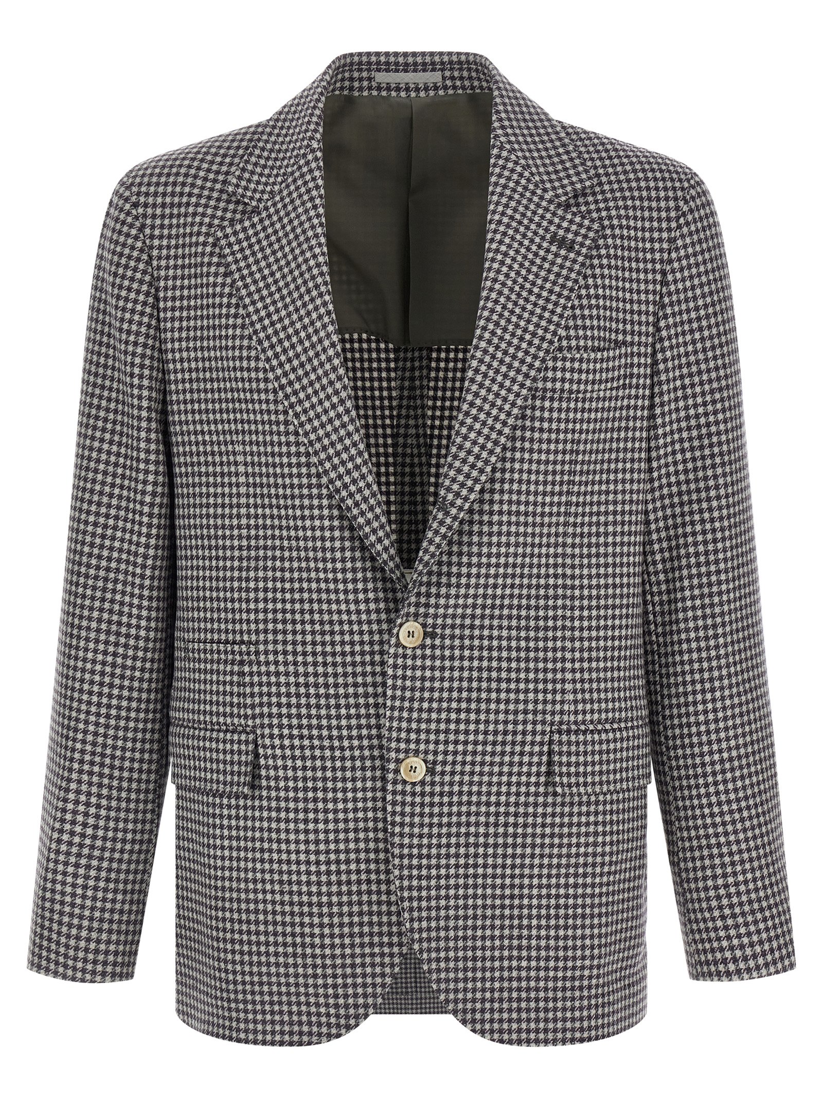 Houndstooth blazer