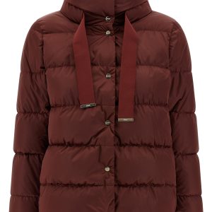 Shiny satin down jacket