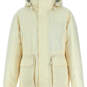 Hooded down jacket