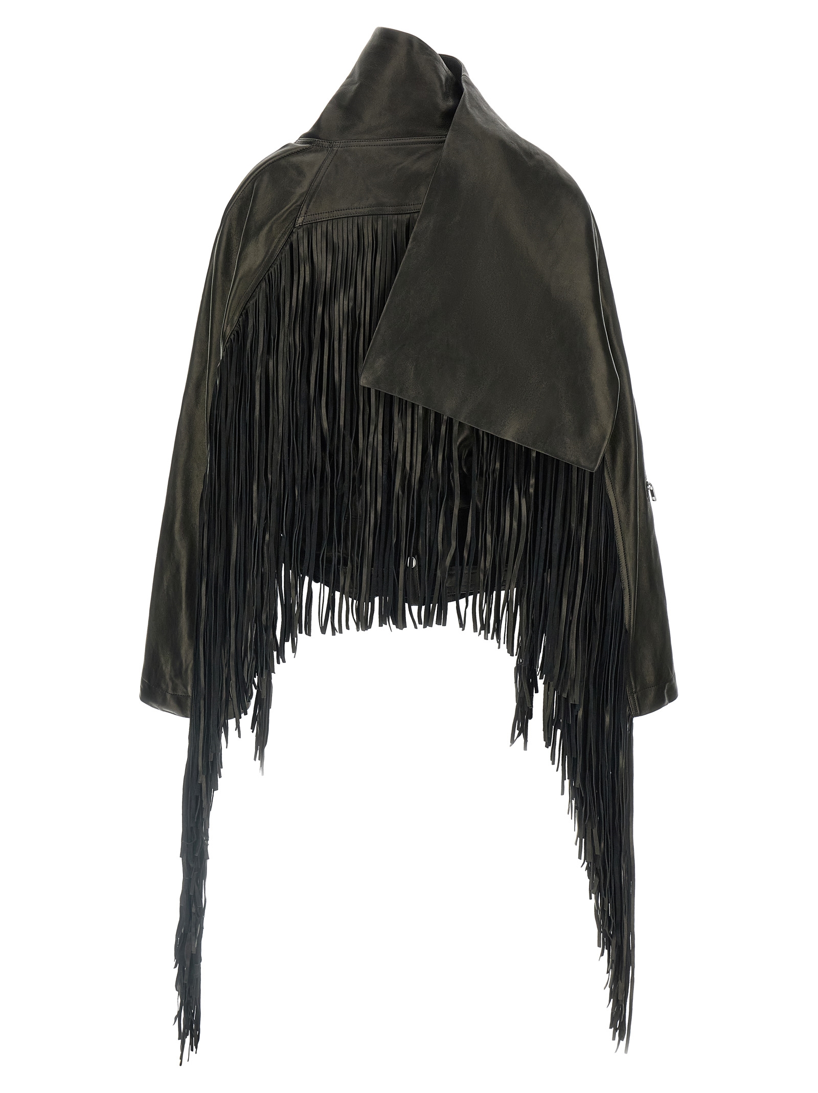 'Cropped Scarf Flight' jacket - immagine 2