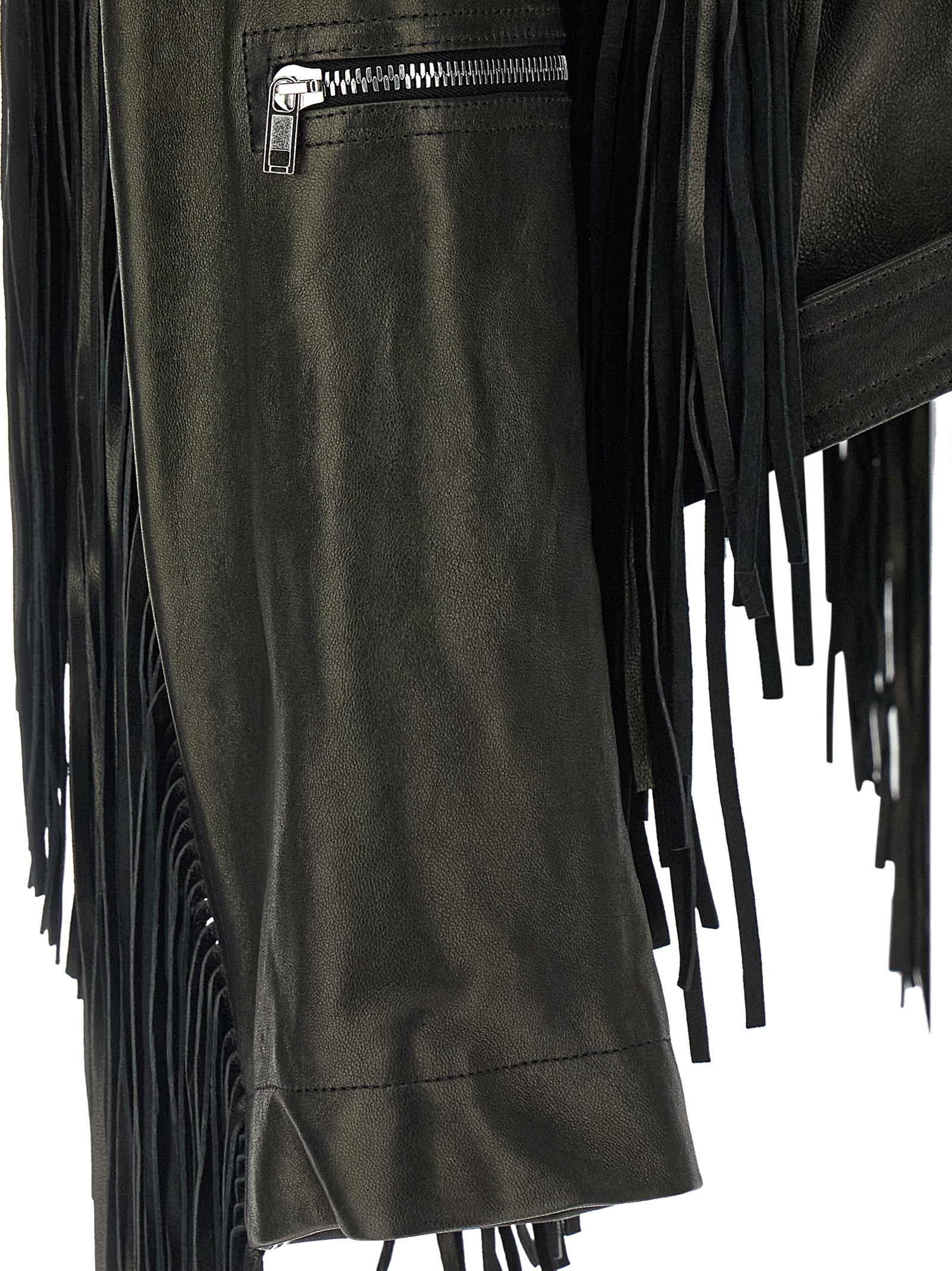 'Cropped Scarf Flight' jacket - immagine 4
