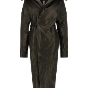 'Dracucollar Belted' coat