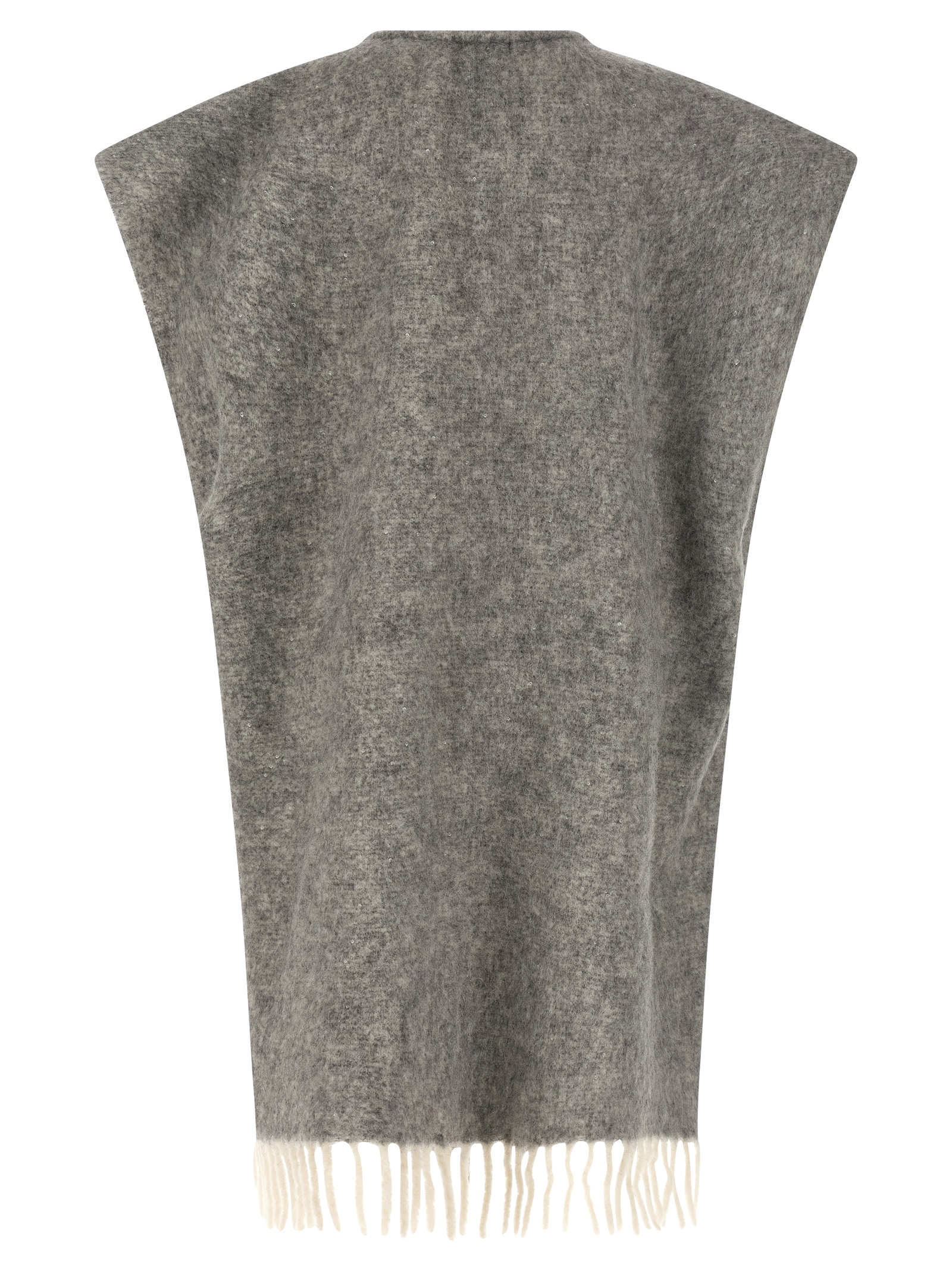 Bouclé yarn cape - immagine 2