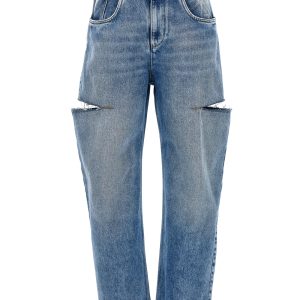 Cut-out jeans