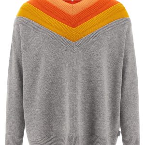 Layered construction sweater