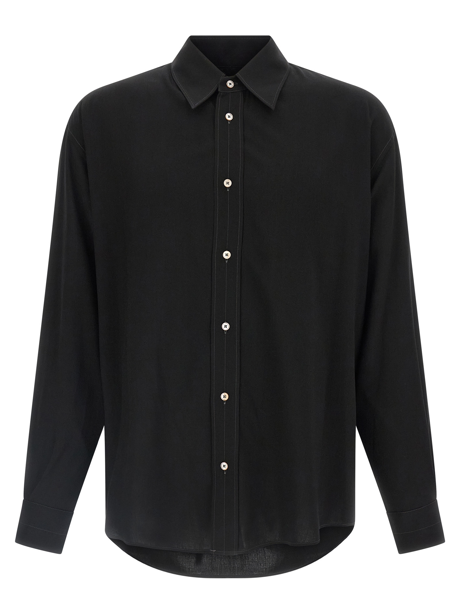 Viscose wool shirt