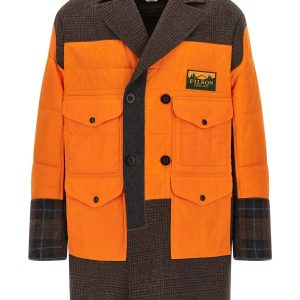 Filson x Junya Watanabe patchwork coat