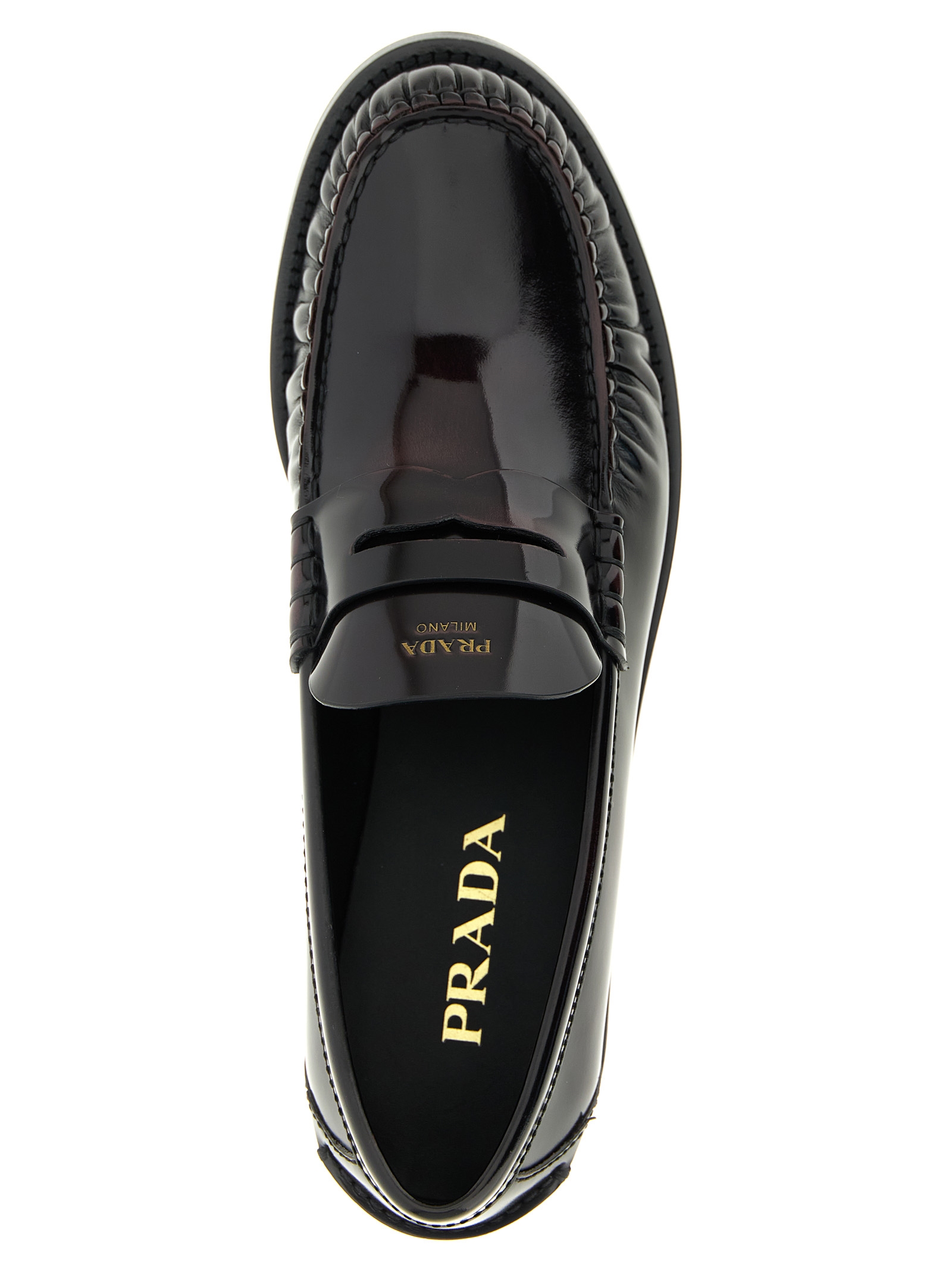 Brushed leather loafers - immagine 4