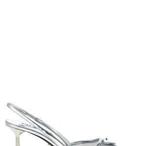 Triangle logo slingback