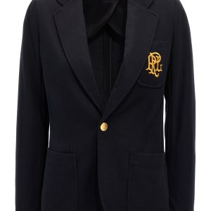 'Crest logo' blazer