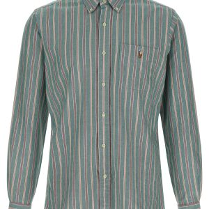 Button-down striped shirt
