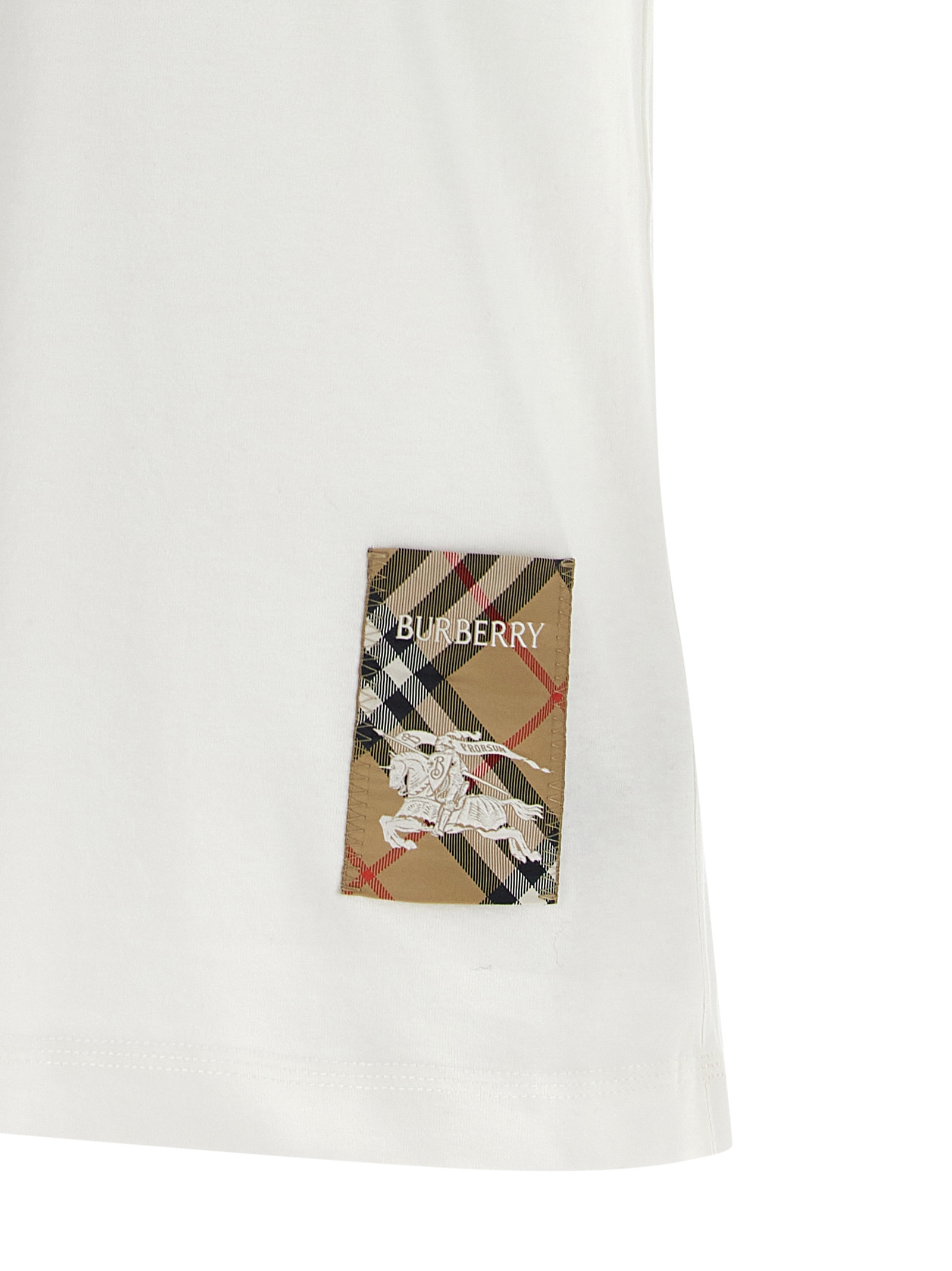 Burberry Check patch T-shirt - immagine 4