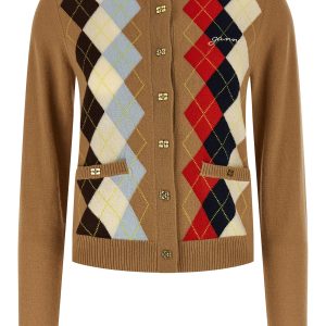 Diamond-shaped cardigan