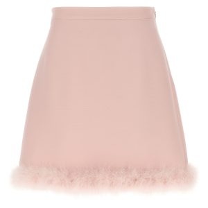 Valentino Garavani feathers skirt