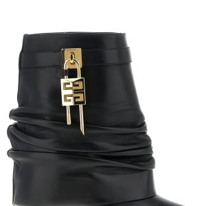 'Shark Lock Stiletto' ankle boots