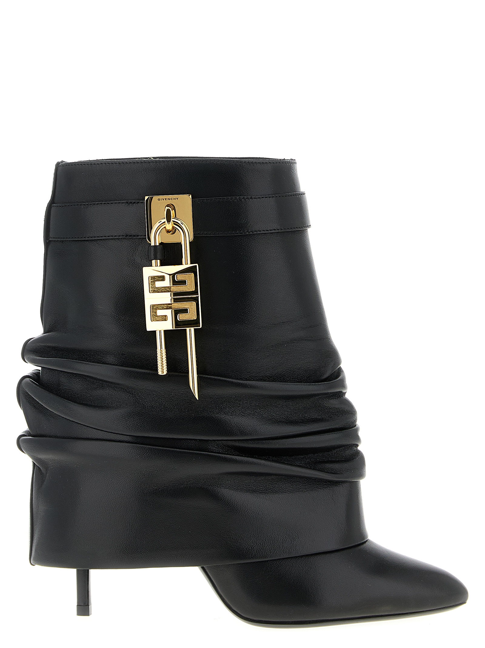 'Shark Lock Stiletto' ankle boots