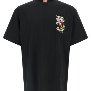 'Wild Tiger embroidered' T-shirt