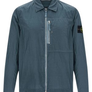Logo badge overshirt