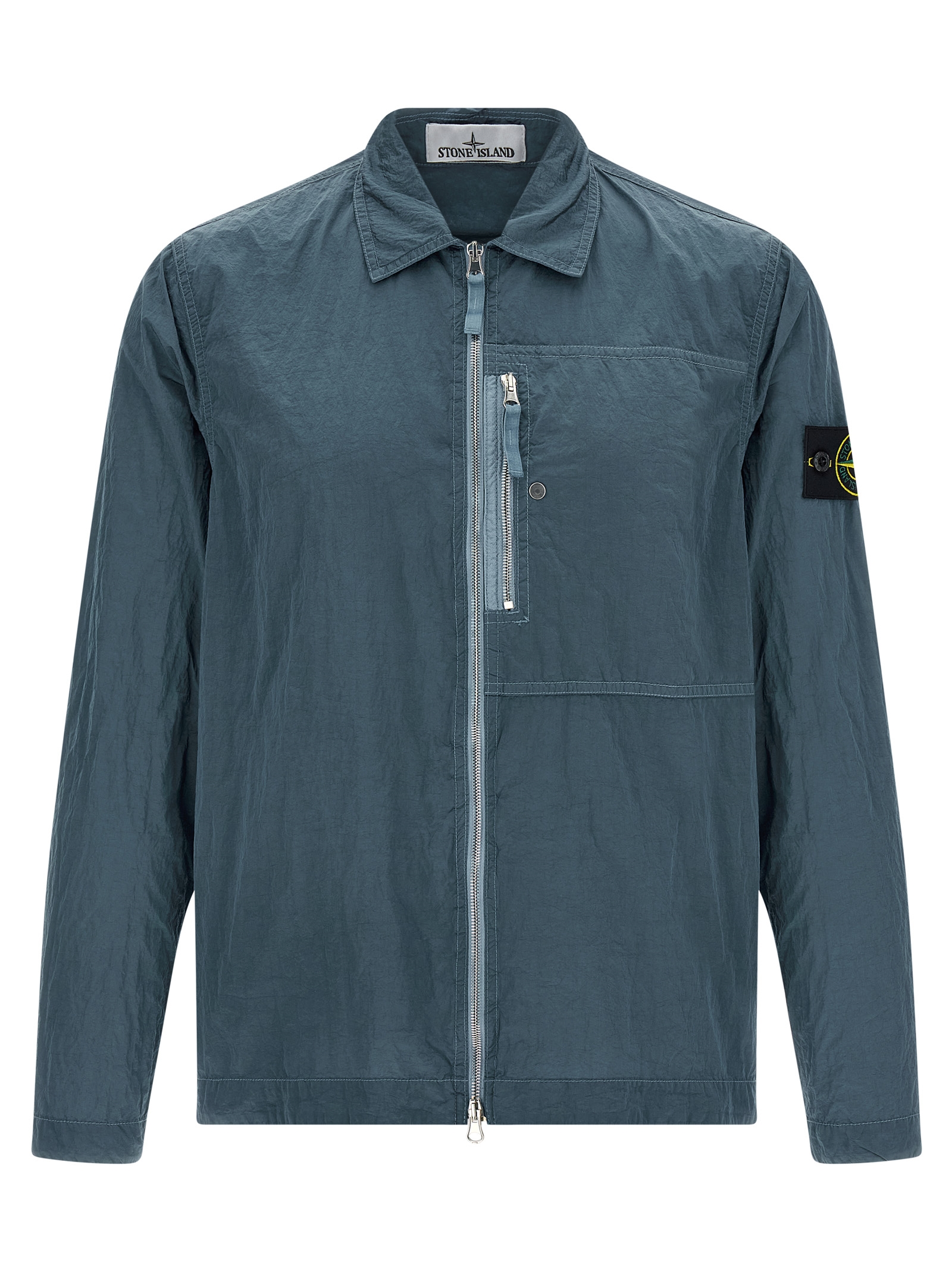 Logo badge overshirt