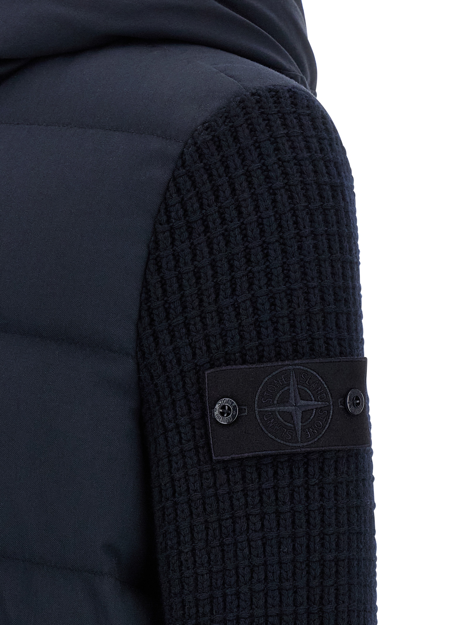 'Twill Wool-Tc With Knit Ghost Piece' jacket - immagine 4