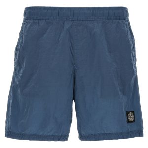 Logo patch swim shorts