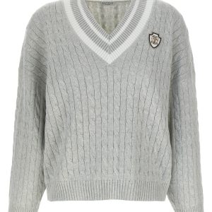 Cotton cable knit sweater
