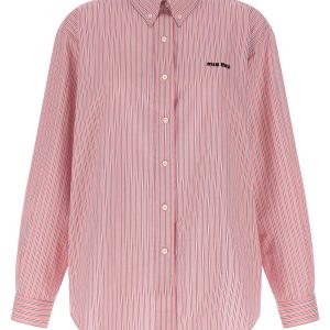 'button down' striped shirt