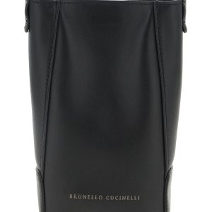 Cell phone holder with shoulder strap