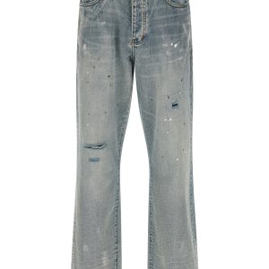 'P011 Vintage Slash Paint' jeans