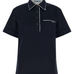 Double-layer polo shirt