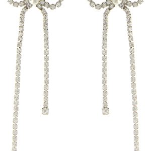 'Crystal Droplet Bow' earrings