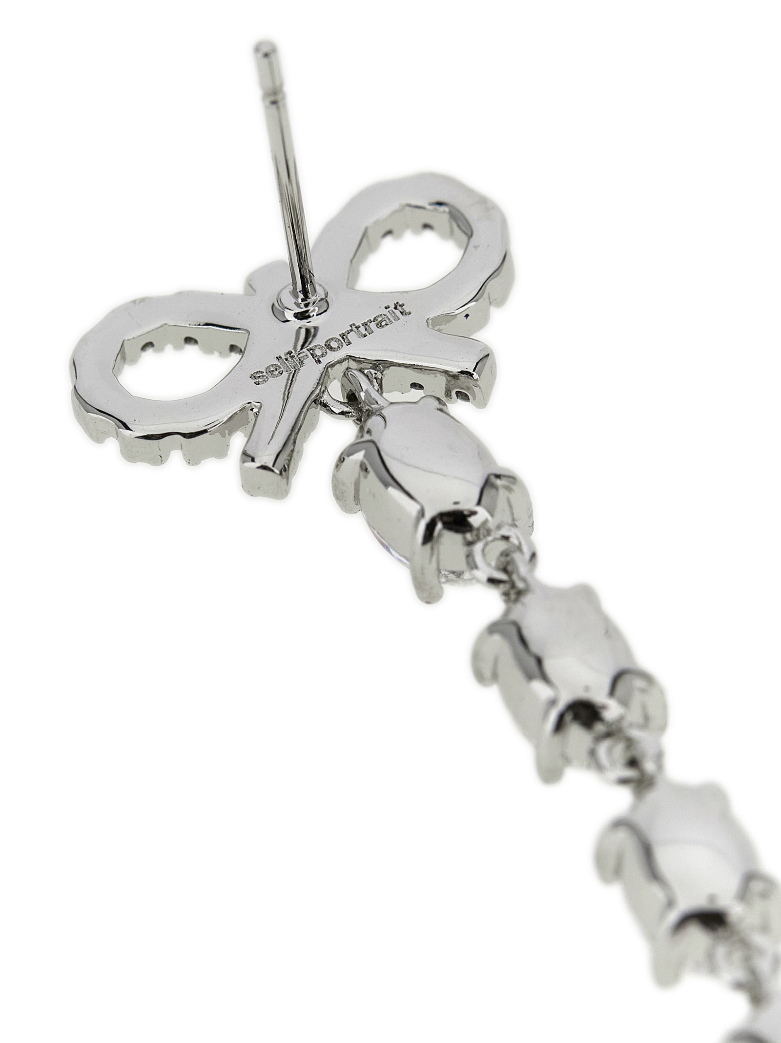 'Bow Pearl Droplet' earrings - immagine 2