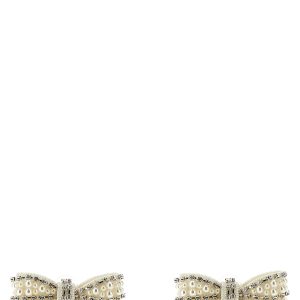 'Pearl Satin Bow' earrings