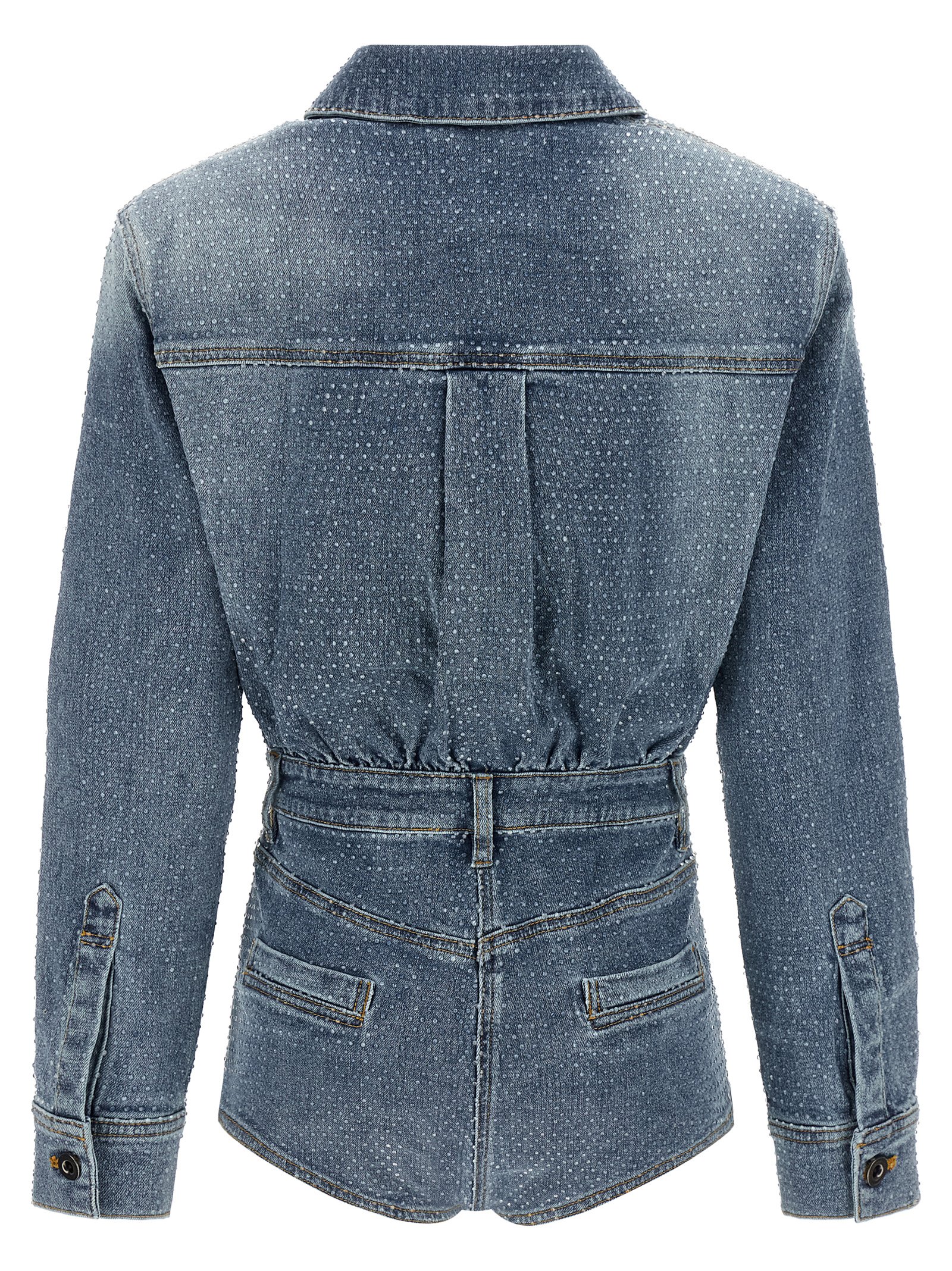 'Rhinestone Denim' jumpsuit - immagine 2