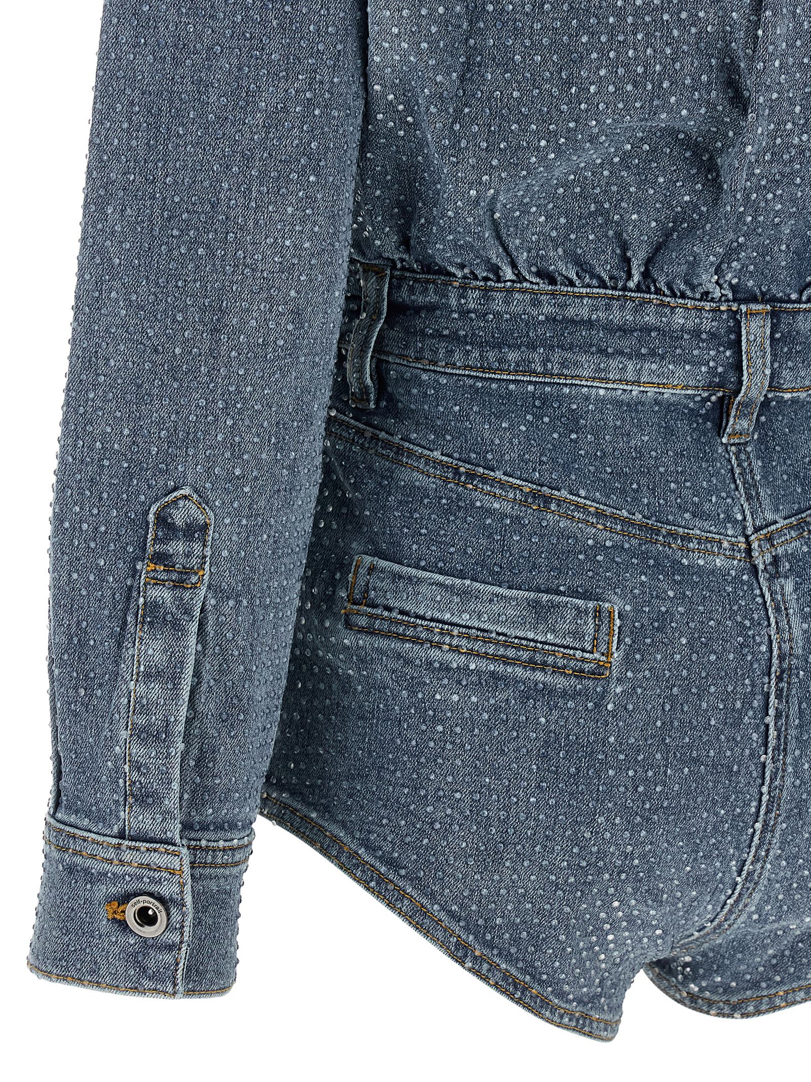 'Rhinestone Denim' jumpsuit - immagine 4