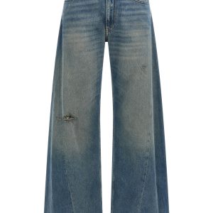 Wide leg jeans