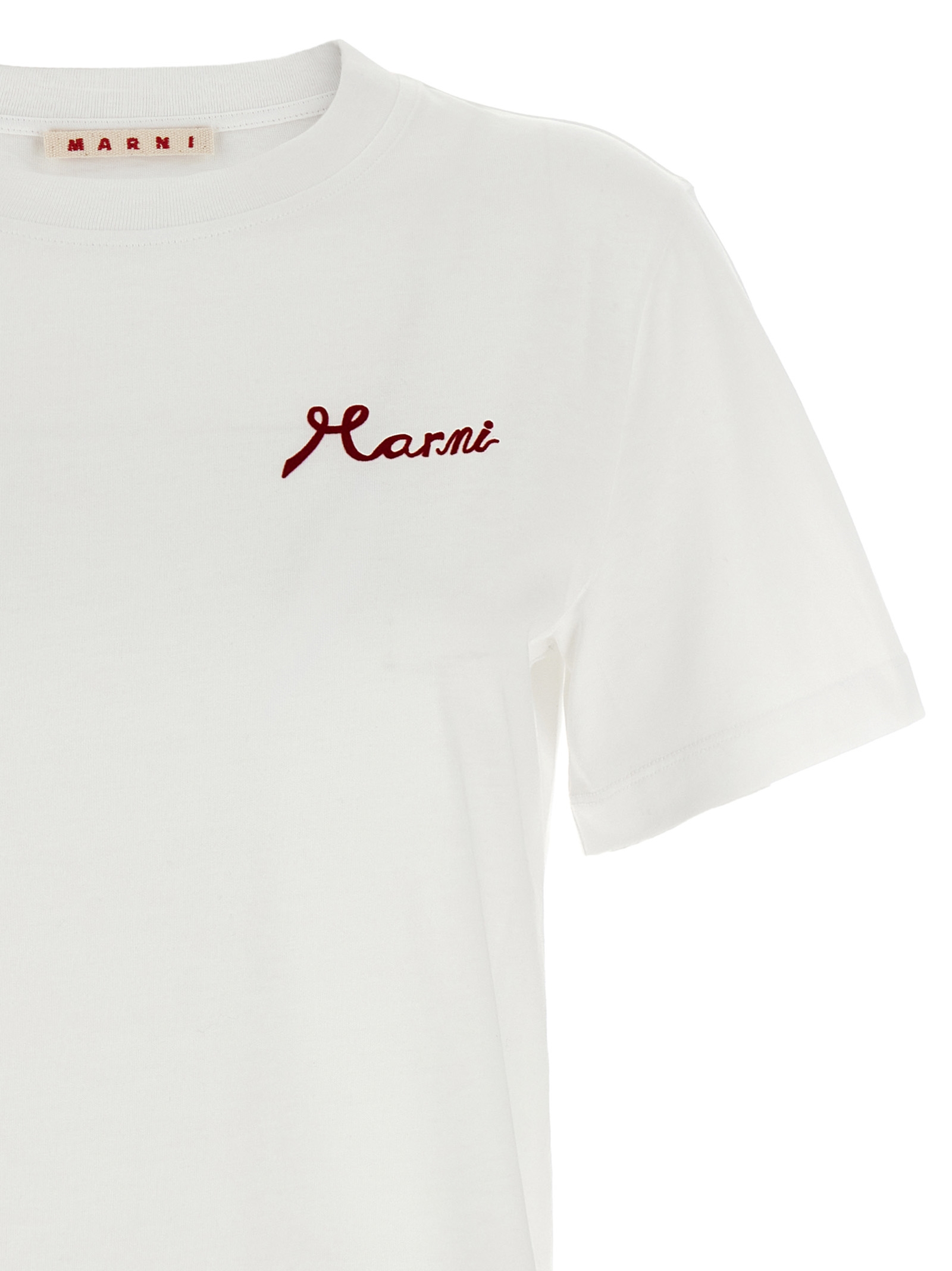 Flocked logo T-shirt - immagine 3