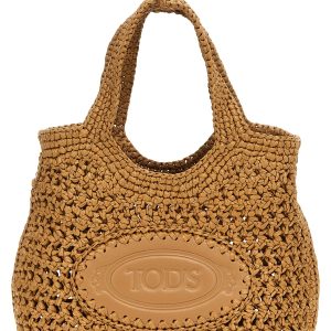 Small raffia shopping bag