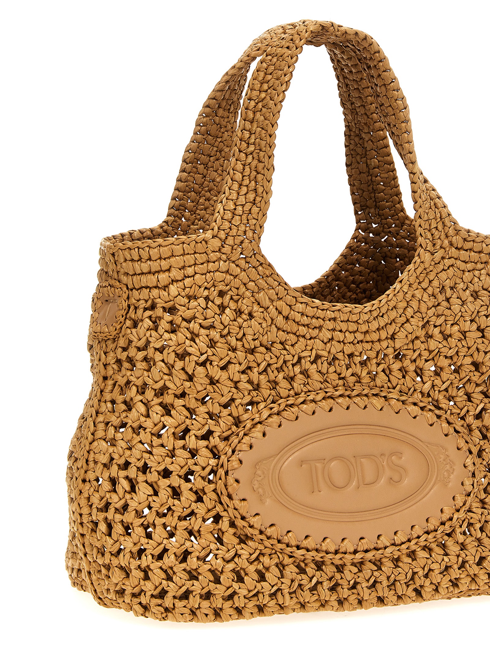 Small raffia shopping bag - immagine 3