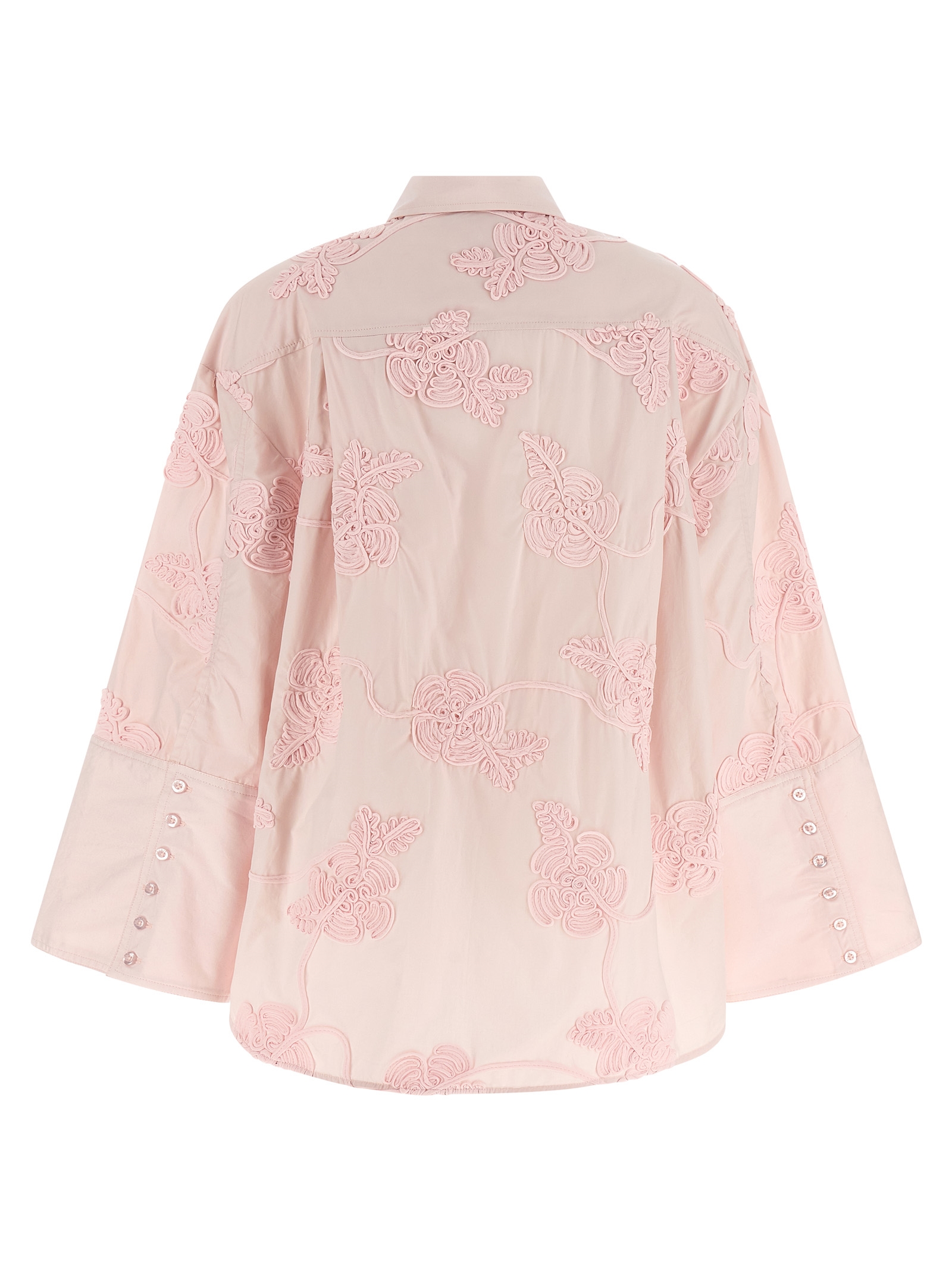 Floral embroidery shirt - immagine 2