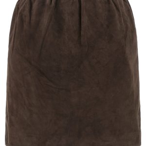 Suede skirt