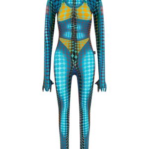 'Re-edition - The Blue dots Print' jumpsuit