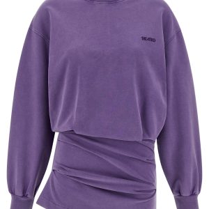 Faded sweatshirt dress