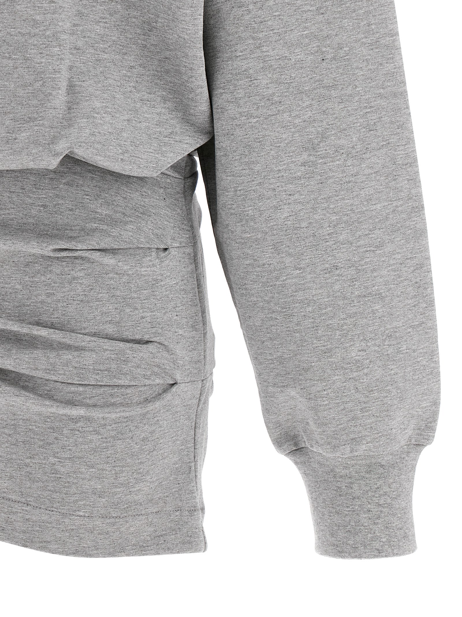 Mélange sweatshirt dress - immagine 4