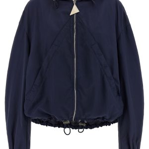 Hooded bomber jacket