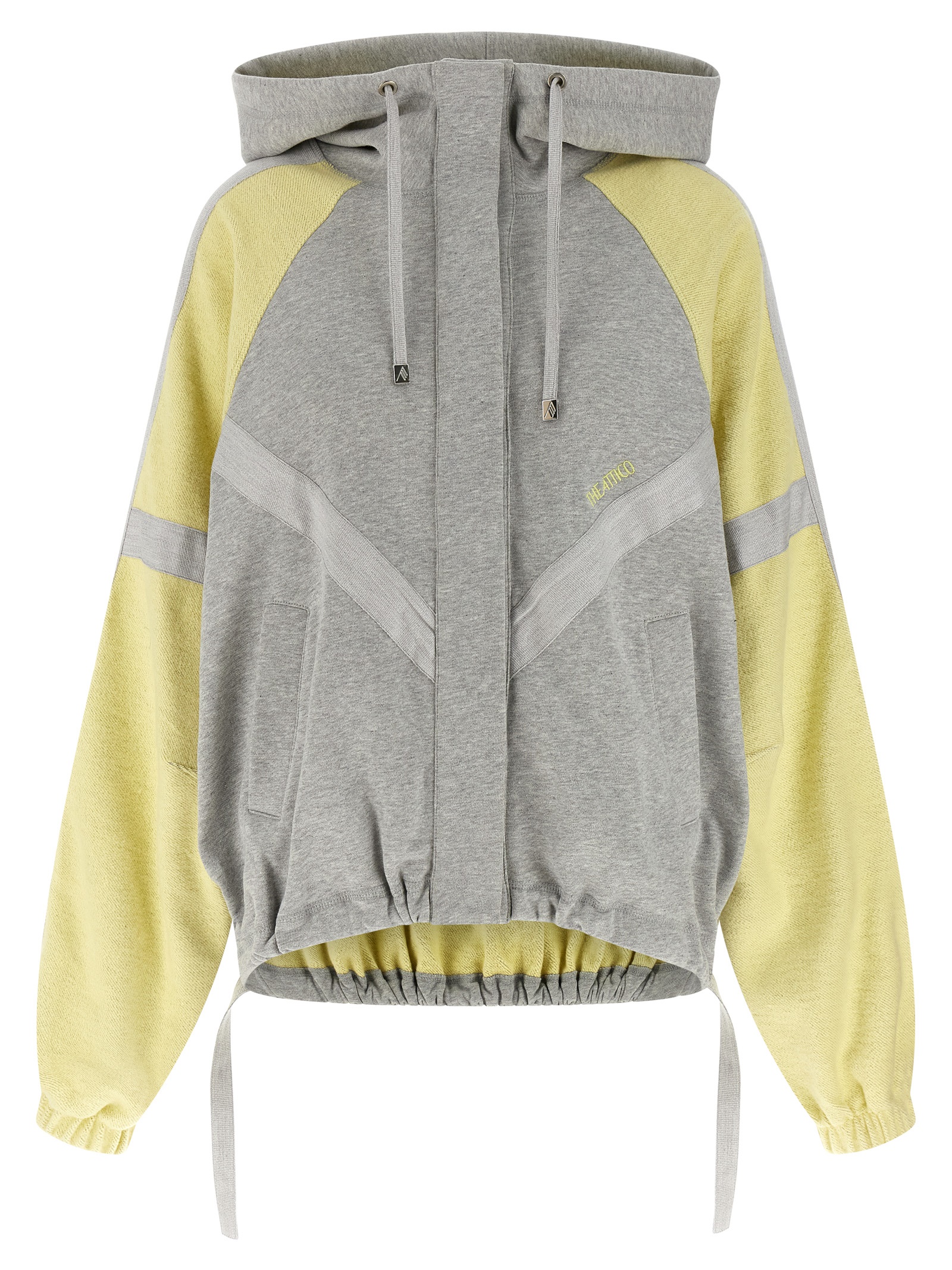 Double American fleece bomber jacket