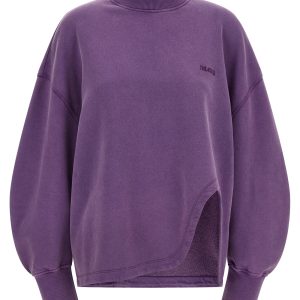 Shaped slit sweatshirt