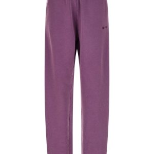 Logo embroidery joggers