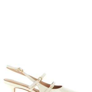 Patent leather slingback